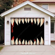 Monster Teeth | Halloween Garage Door Cover