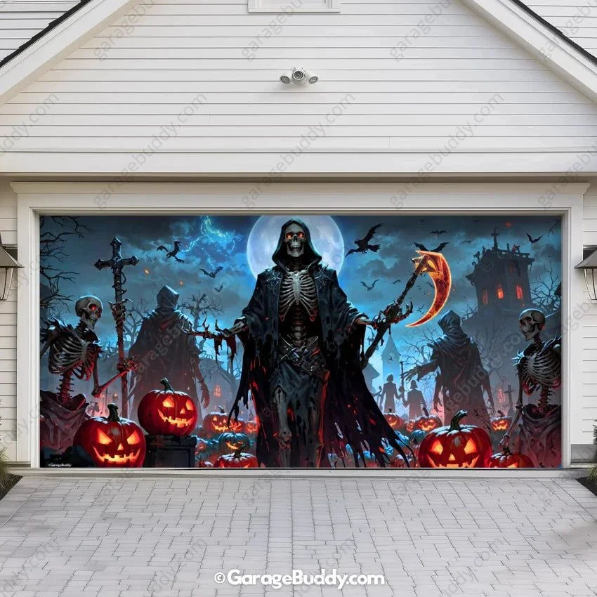 Cursed Night | Halloween Garage Door Cover