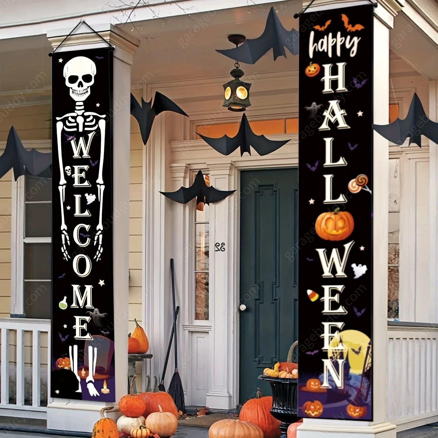 GarageBuddy Halloween Porch Signs